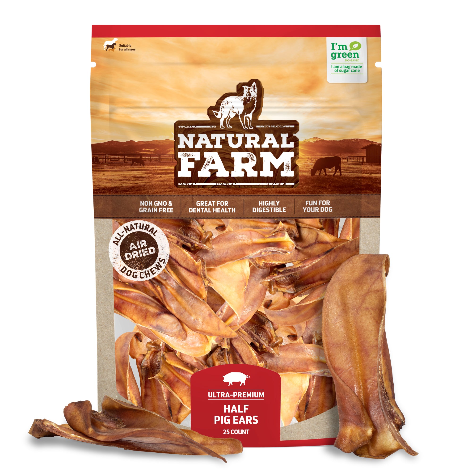 Pig ear clearance chews for dogs