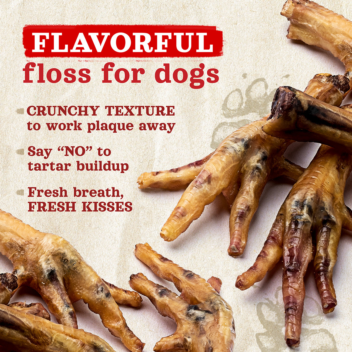 Dehydrated chicken feet for dogs best sale