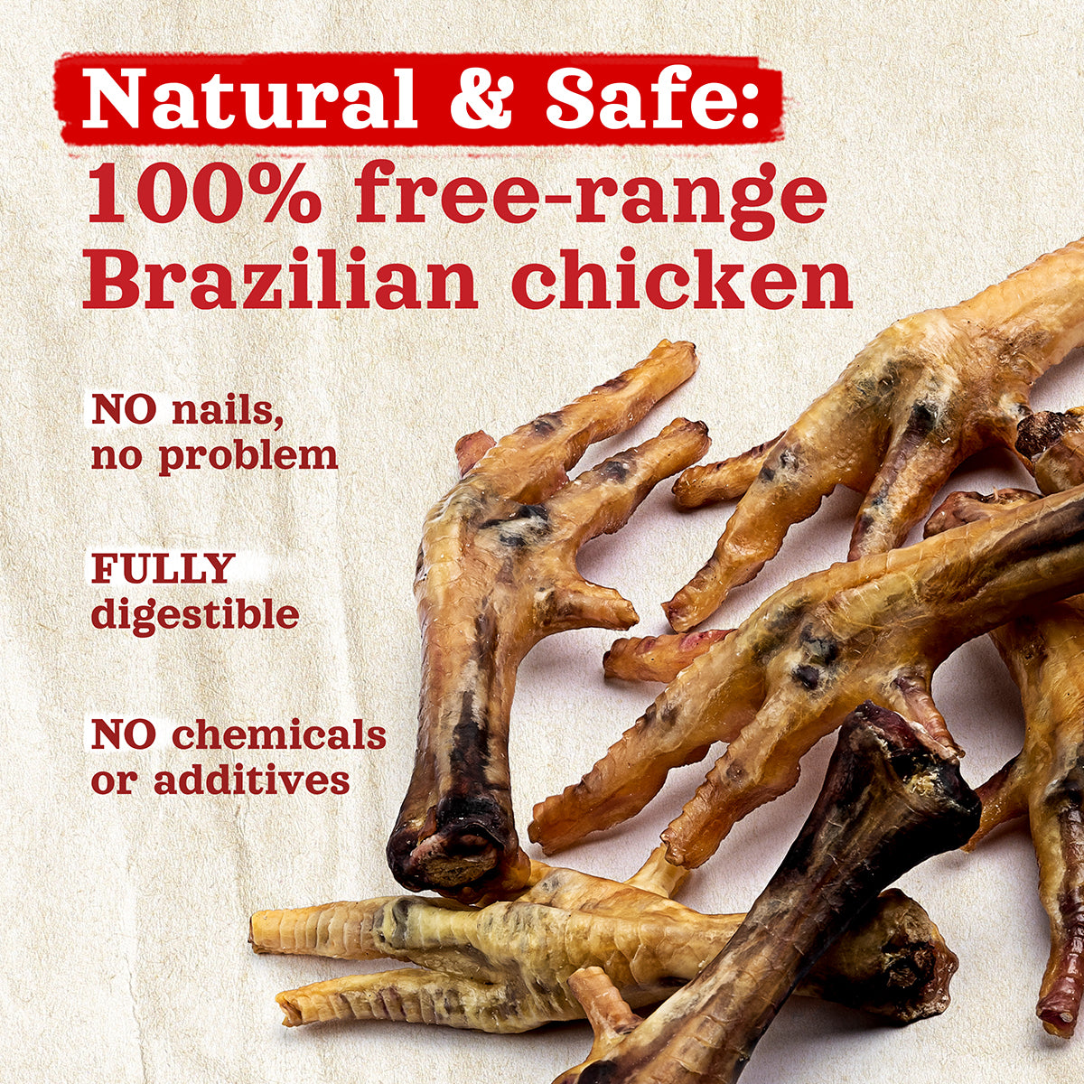 are dried chicken feet good for dogs