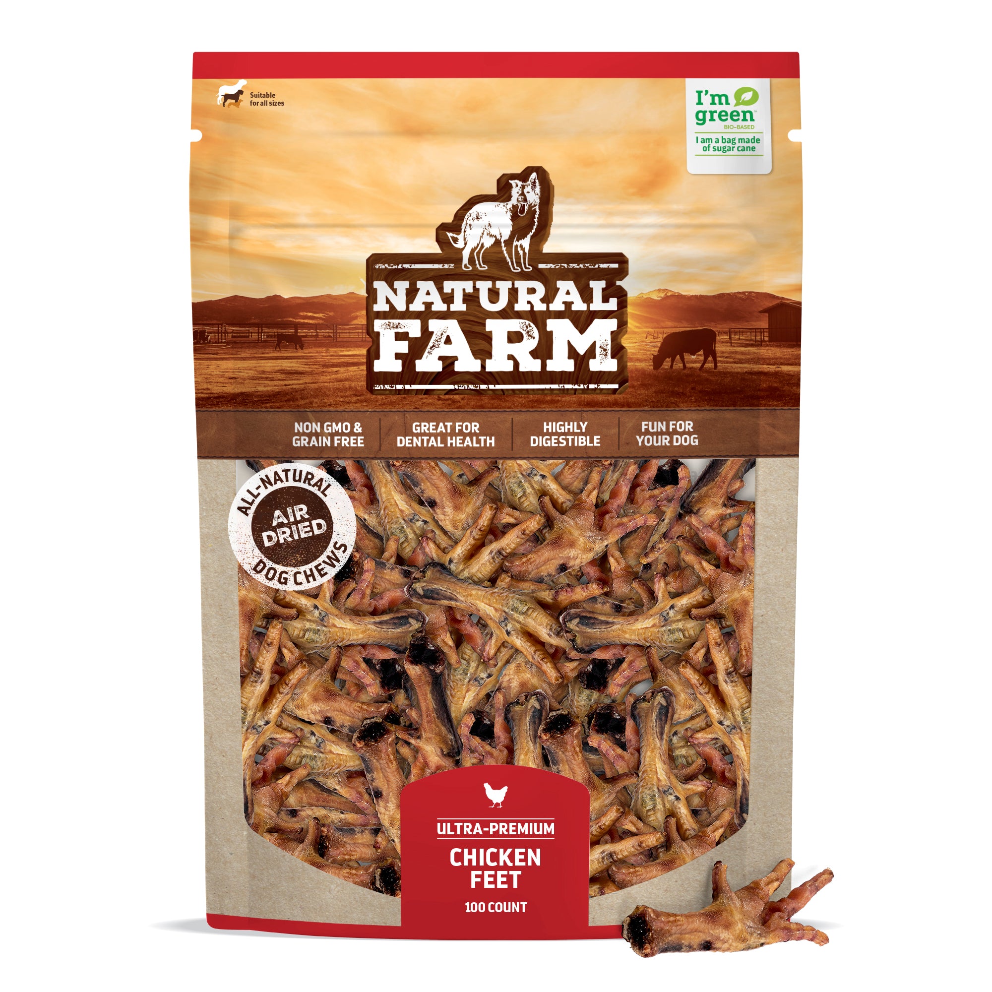 Chicken Feet for Dogs Natural Farm