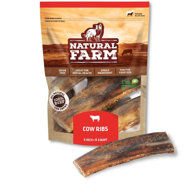 Natural Beef Rib Bones for Dogs Natural Farm