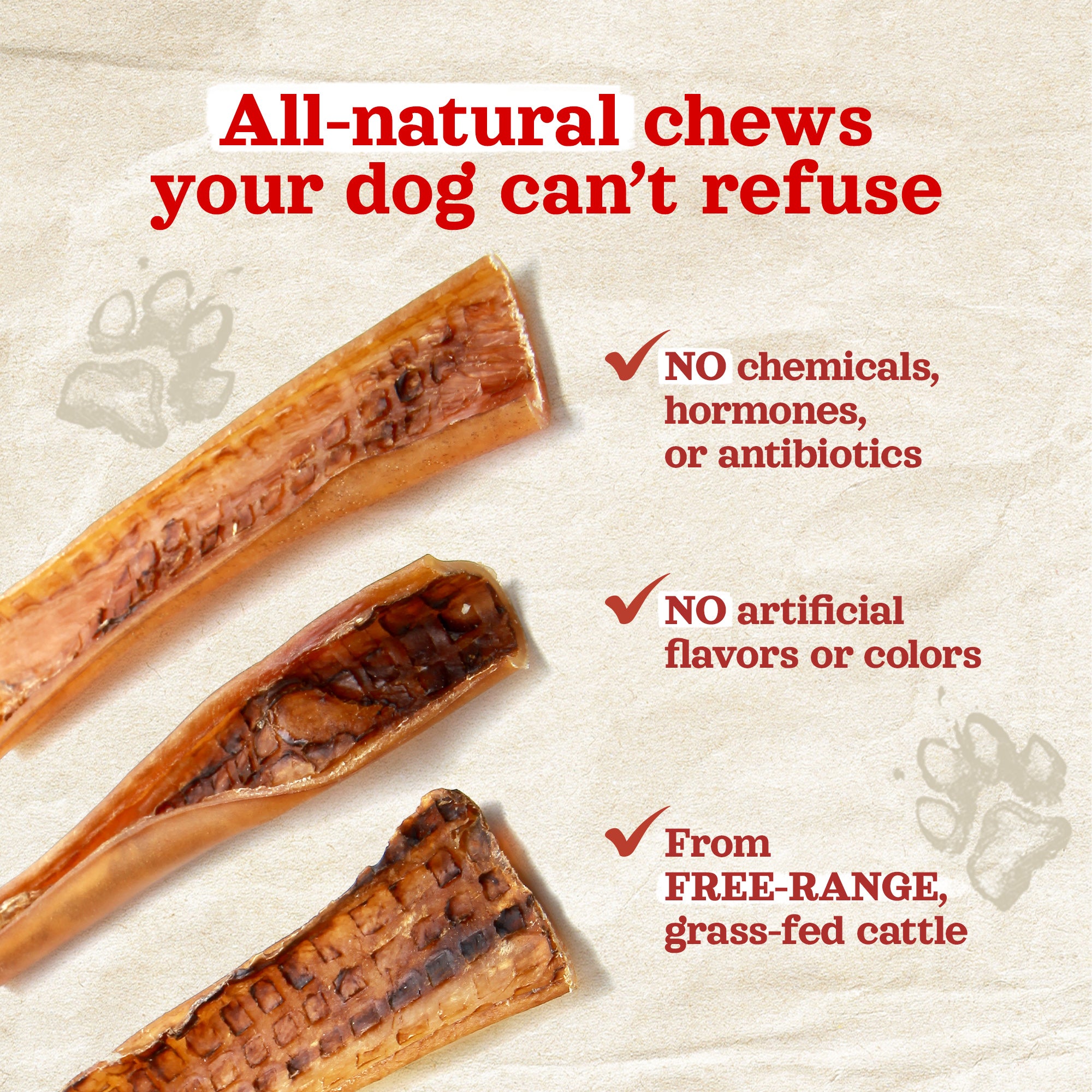 All natural outlet chew